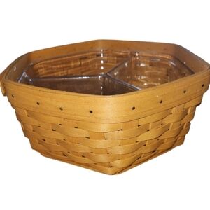 Woven Basket with Dividers